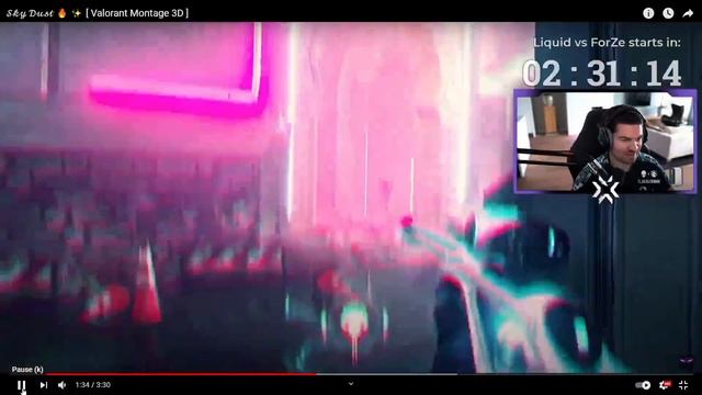 @AverageJonas reacts to Valorant Montage 3D