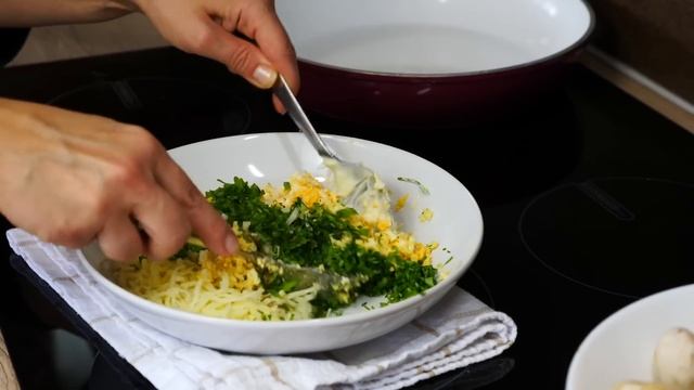 Рецепт Блинов (Блинчики с грибной начинкой и сыром)