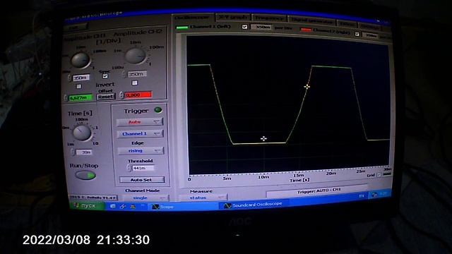 Осциллограф на ПК: Soundcard Oscilloscope 1.47 и мультивибратор на логическом элементе ИЛИ-НЕ