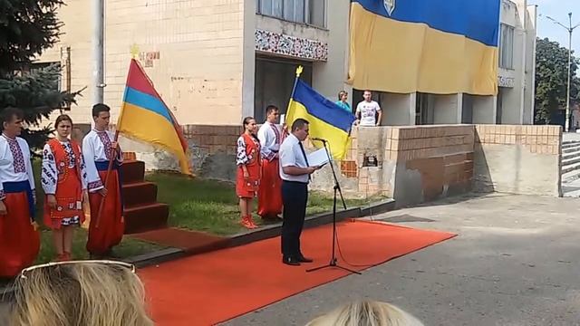 День Прапора України. смт. Борова. 23.08.2016 р.