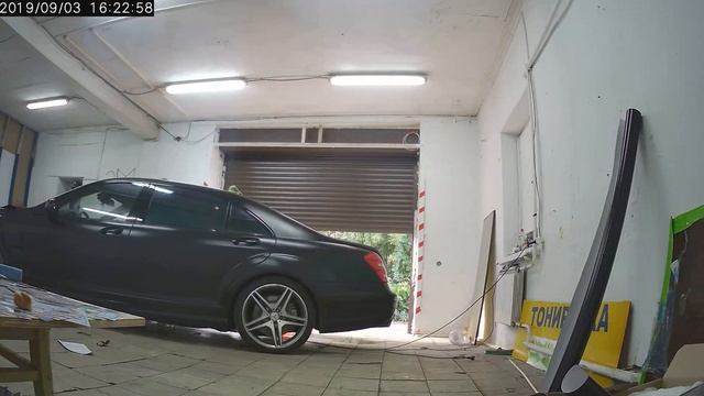Оклейка Mercedes в матовый сатин.(6)