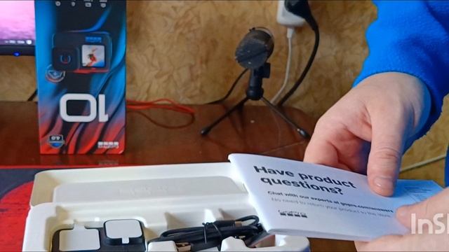 распаковка GoPro 10