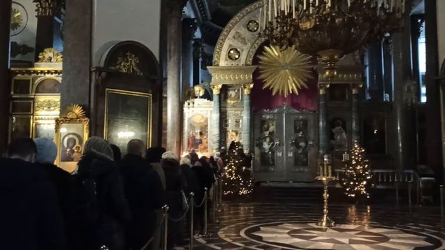 В Казанском соборе!Убранство внутри и Чудотворная икона!