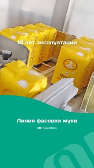 Линия фасовки муки: 10 лет эксплуатации