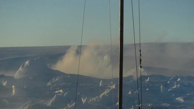 Откол ледника 25 августа 2016