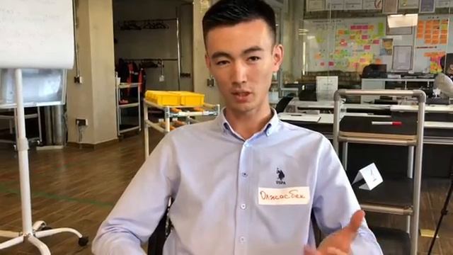 Отзыв Олжас (продажа автозапчастей) о занятии по бережливым технологиям (тренер - Корчагин С.Е.)