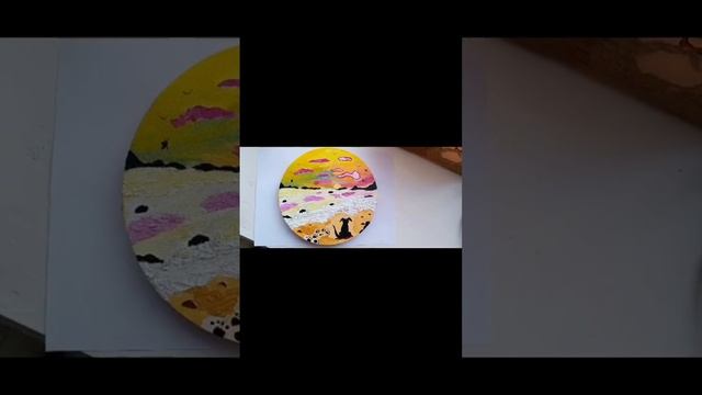 scene_output.mp4. рисую акрилом магнитики значки шкатулки