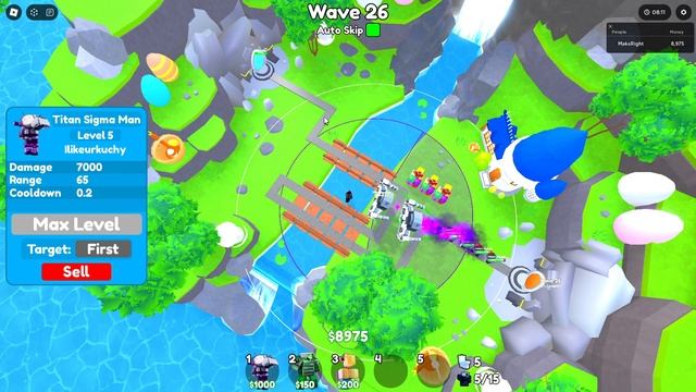 Testing Out TITAN SIGMA MAN in Toilet Tower Defense