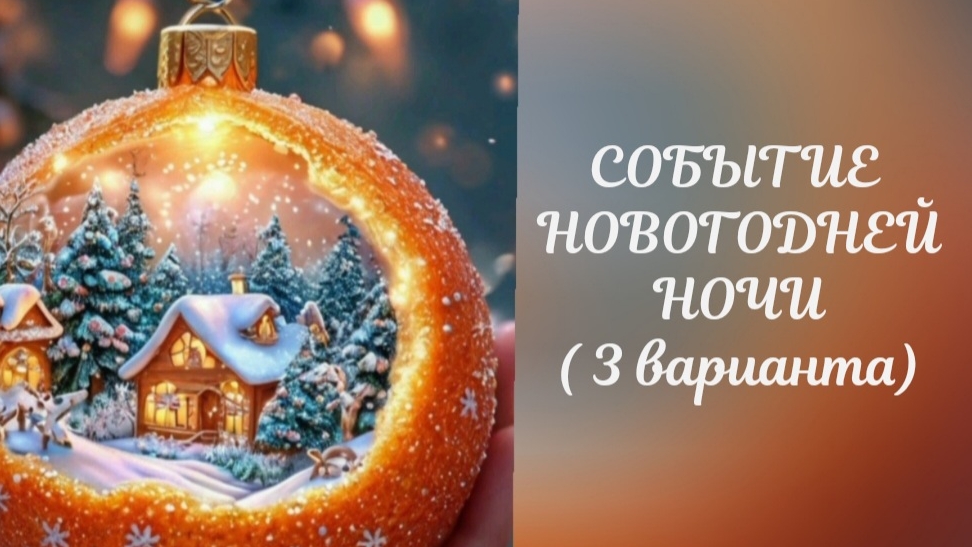 СОБЫТИЕ НОВОГОДНЕЙ НОЧИ ( 3 варианта )