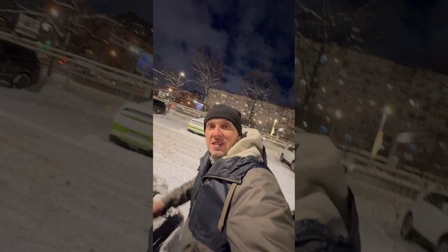 Машина снег щетка
