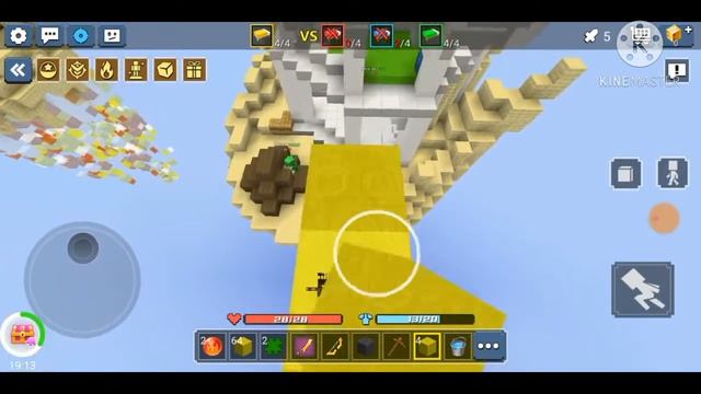 I'M INVINCIBLE , BED WARS IN BLOCKMAN GO FUNNY MOMENTS NOOB AND PRO