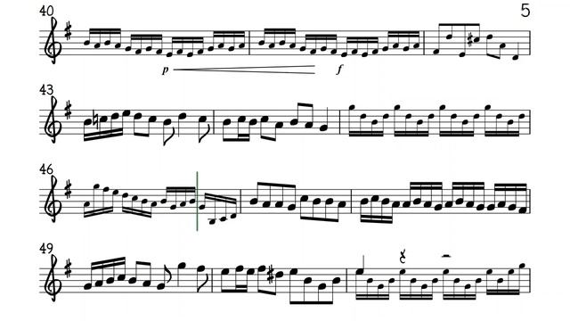 Arrival of the Queen of Sheba Alto Sax Sheet Music Backing Track Play Along Partitura ( 720 X 1280 )