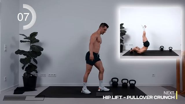 25 Min Full Body KETTLEBELL Workout   No Repeat (Normal & Complex Set) - смотреть видео онлайн от «М