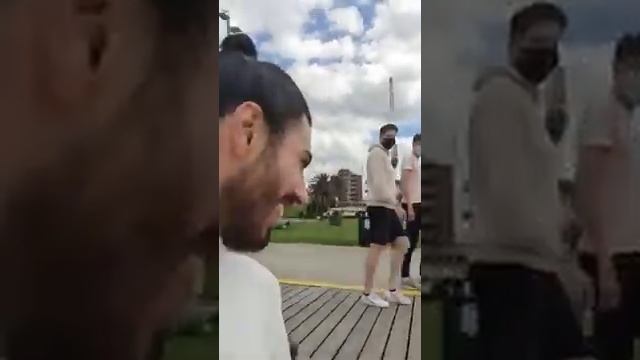 Victoria Police Conducting ID Checks and Issuing Fines at Beach in Melbourne