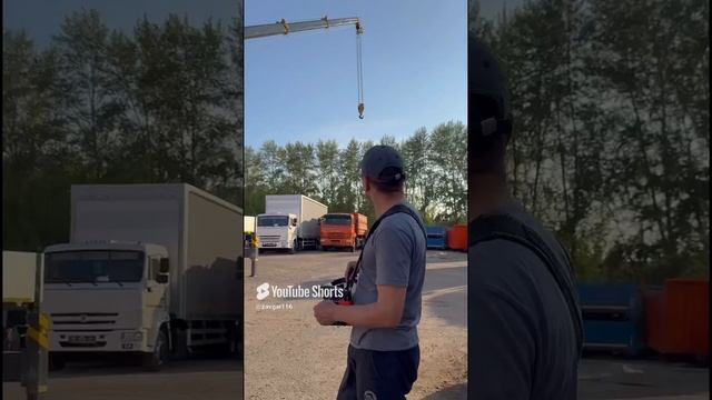 Отгрузка FAW С КМУ XCMG 350. Машина поедет в г. Воронеж #shortsyoutube