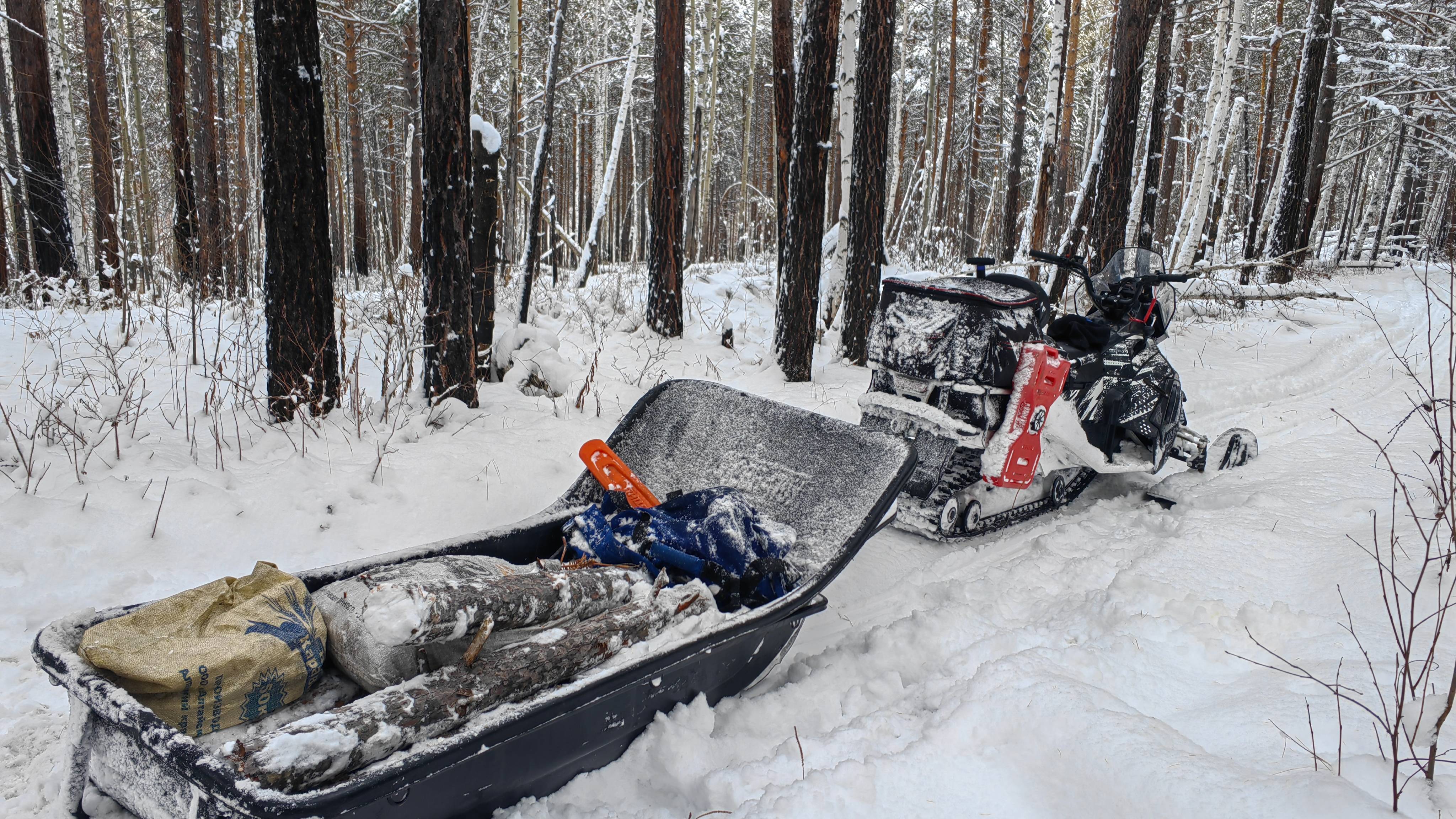 Сломали снегоход ирбис сф 200 и сани ямаха Yamaha Viking выручает