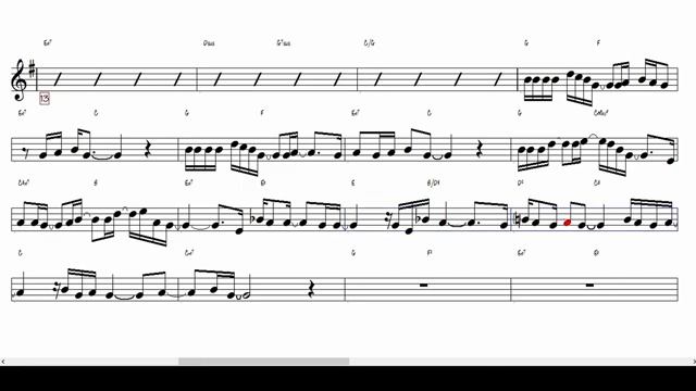 A Lua Que Eu Te Dei - Ivete Sangalo 2001 (Sax Alto Eb) _Partitura playback_ ( 360 X 640 )