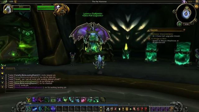 World of Warcraft: Legion Beta - The Demon Hunter Class Campaign #2