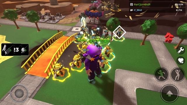 Roblox TDS hardcore duo acceleration strat Player 1 POV G mini version