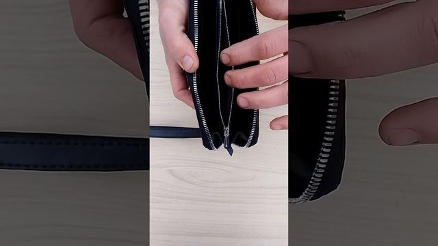 кошелек лонгер из натуральной кожи