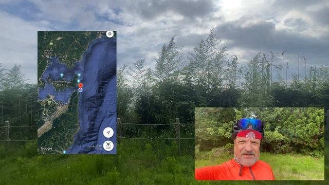 Заезд на велосипеде на рекордные 150 км, Тояма-мыс Каннон, 24 июля 2022 года