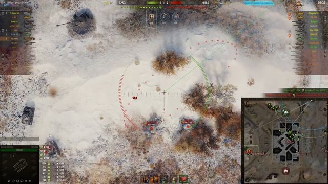 Мир танков. WOT. Бой на арте T92 HMC. Уничтожил 5 танков и набил 6.4К урона