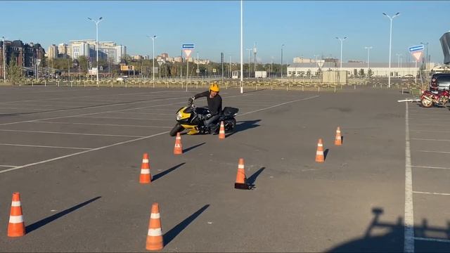 Square GP Алексей Ткаченко Suzuki GSX-R750 L2 Gymkhana Ростов-на-Дону 28,835с 3 октября 2022 г.