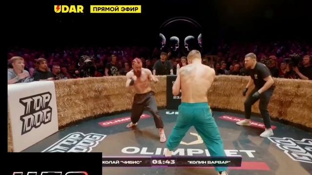 TOP DOG 33: Николай Чибис VS Колин Варвар. полный бой