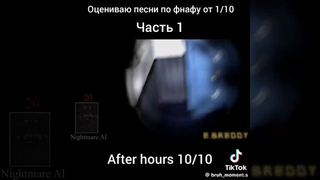 оцениваю песни по fnaf от одного до десяти