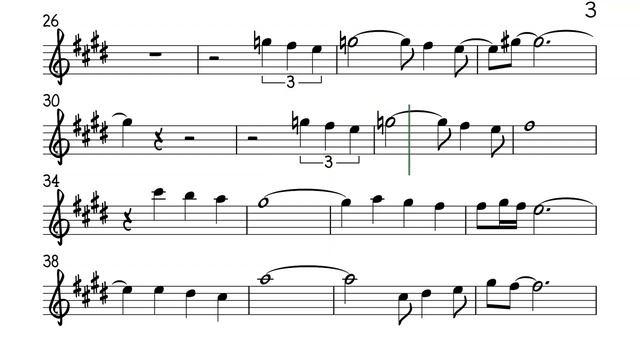 Afterglow Alto Sax Sheet Music Backing Track Play Along Partitura ( 720 X 1280 )