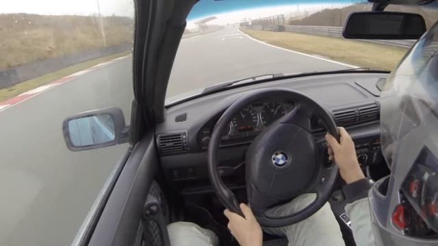 ONBOARD Highlights BMW 323ti e36 Zandvoort - Daan Pijl e12 M535i