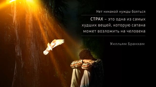 Нет никакой нужды бояться – цитата У.М. Бранхам