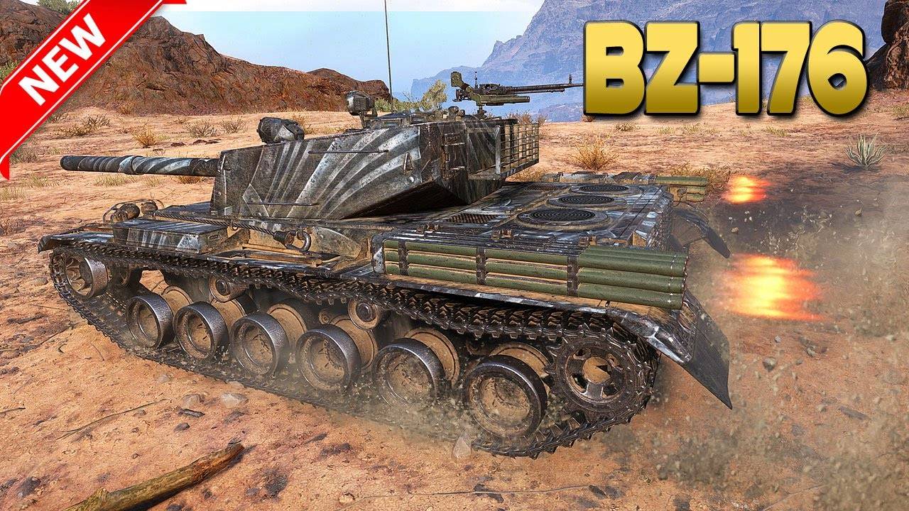 НОВЫЙ китайский БЗ-176 в бою 10 уровня - World of Tanks