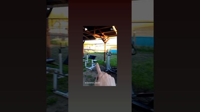 Тренажерный зал на даче.