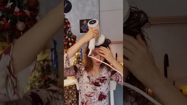 Показала процесс укладки моих кудрей после биозавивки