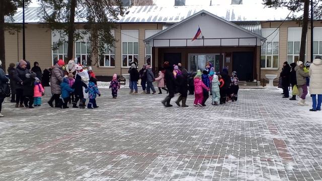 п. Сидоровка предновогодние гуляния, декабрь 2024 г.