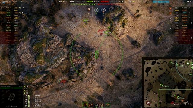 Мир танков. WOT. Бой на арте Объект 261. Уничтожил 8 танков