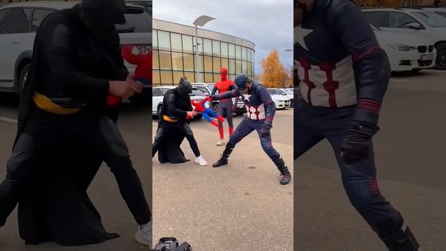 Captain America and Batman were scared of Spider-Man