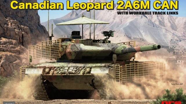 Распаковка Rye Field Model 1 35 RM-5076 Canadian LEOPARD 2A6M CAN распаковка