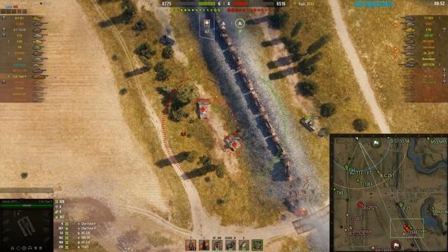 Мир танков. Wot. Уникальный бой на арте G.W. Tiger (P) и 9 танков как не бывало