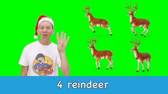 Christmas Counting Song with Matt _ 10 Candy Canes _ Action Songs, Brain Breaks (360p)