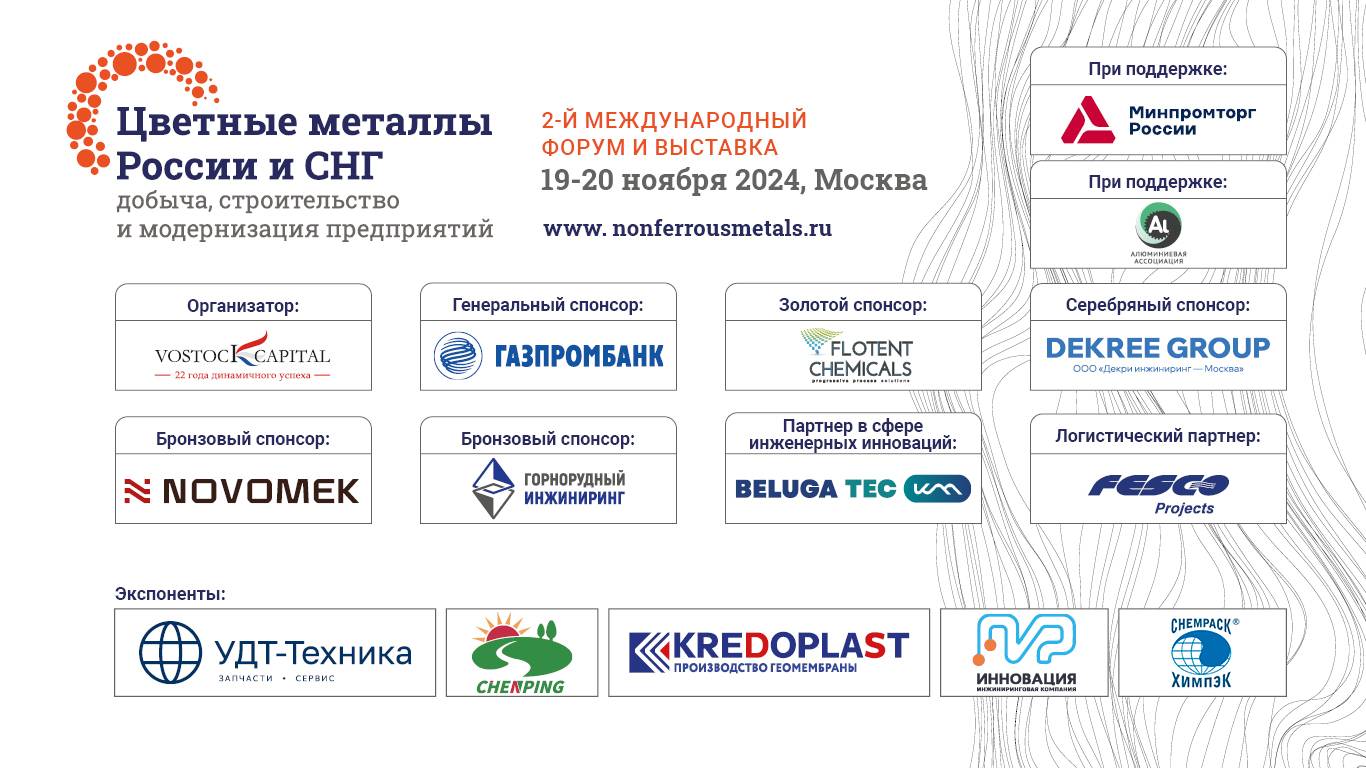 Цветные металлы России и СНГ 2025