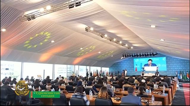 Туркменская делегация на конференции в Марокко