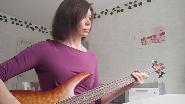 "Levitating" Dua Lipa (bass cover)