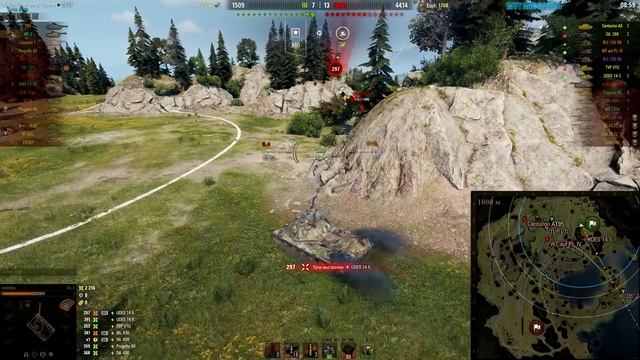 Мир танков. WOT. Как ИС-3 уничтожил 10 танков противника