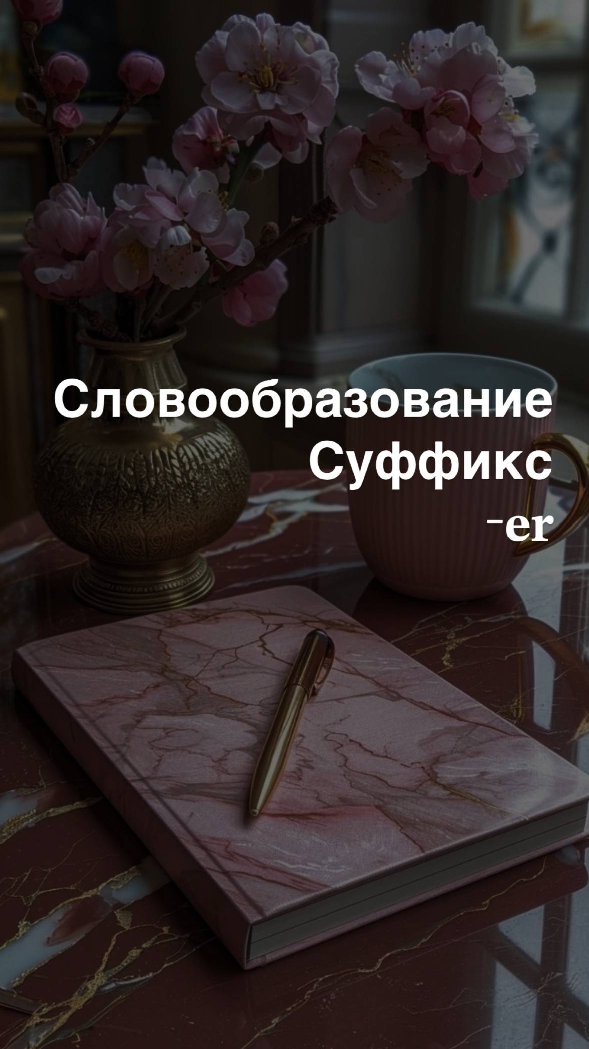 Словообразование суффикс -𝐞𝐫