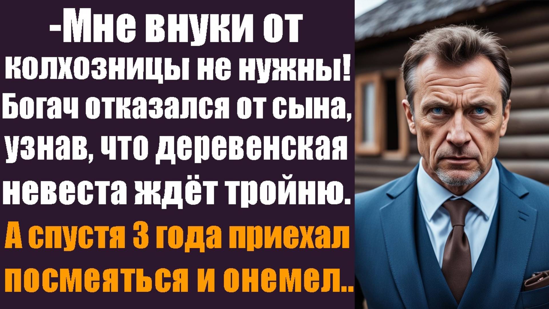 — Мне внуки от колхозницы не нужны! Богач отказался от сына, когда узнал, что его деревенская...