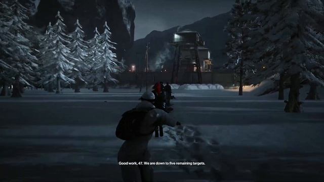 Hitman 3 Siberia Sniper Mission Free Roam All NPCs Follow Hitman