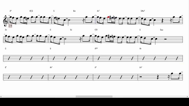 Ai! que saudade da Amélia - Mário Lago e Ataulfo Alves 1942 v.2 (Sax Alto Eb) _Partitura playback_ (