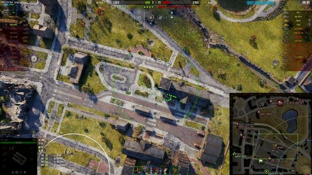Мир танков.WOT. Бой на арте Grille 5-го ур.  Уничтожил 6 танков